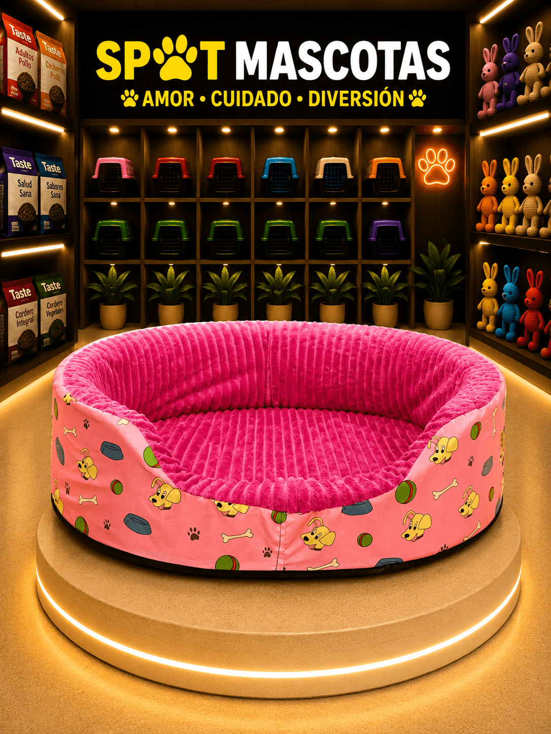 Cama abierta grande