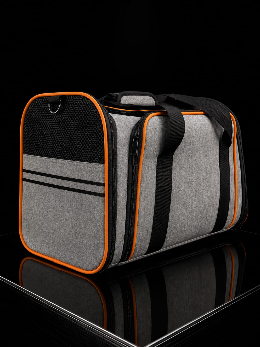 Guacal Transportador Expandible para Perros y Gatos | Bolso de Viaje con Malla Transpirable | SPOTMASCOTAS