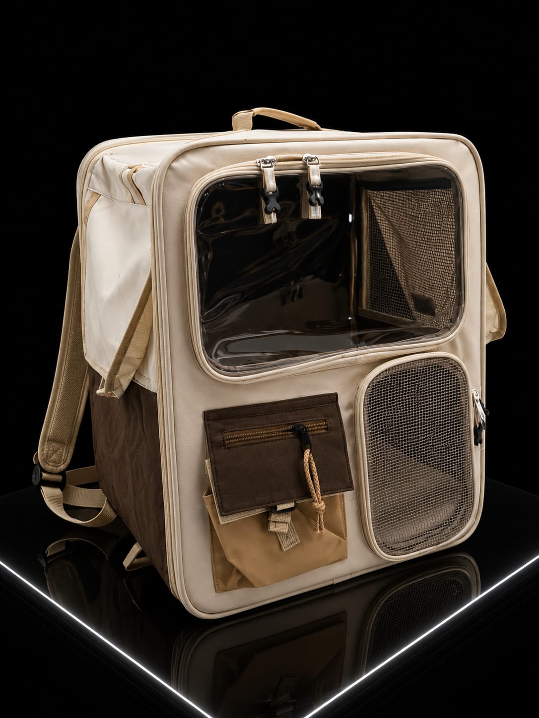 Guacal Plegable para Mascotas | Transportadora Premium para Perros y Gatos | SPOTMASCOTAS