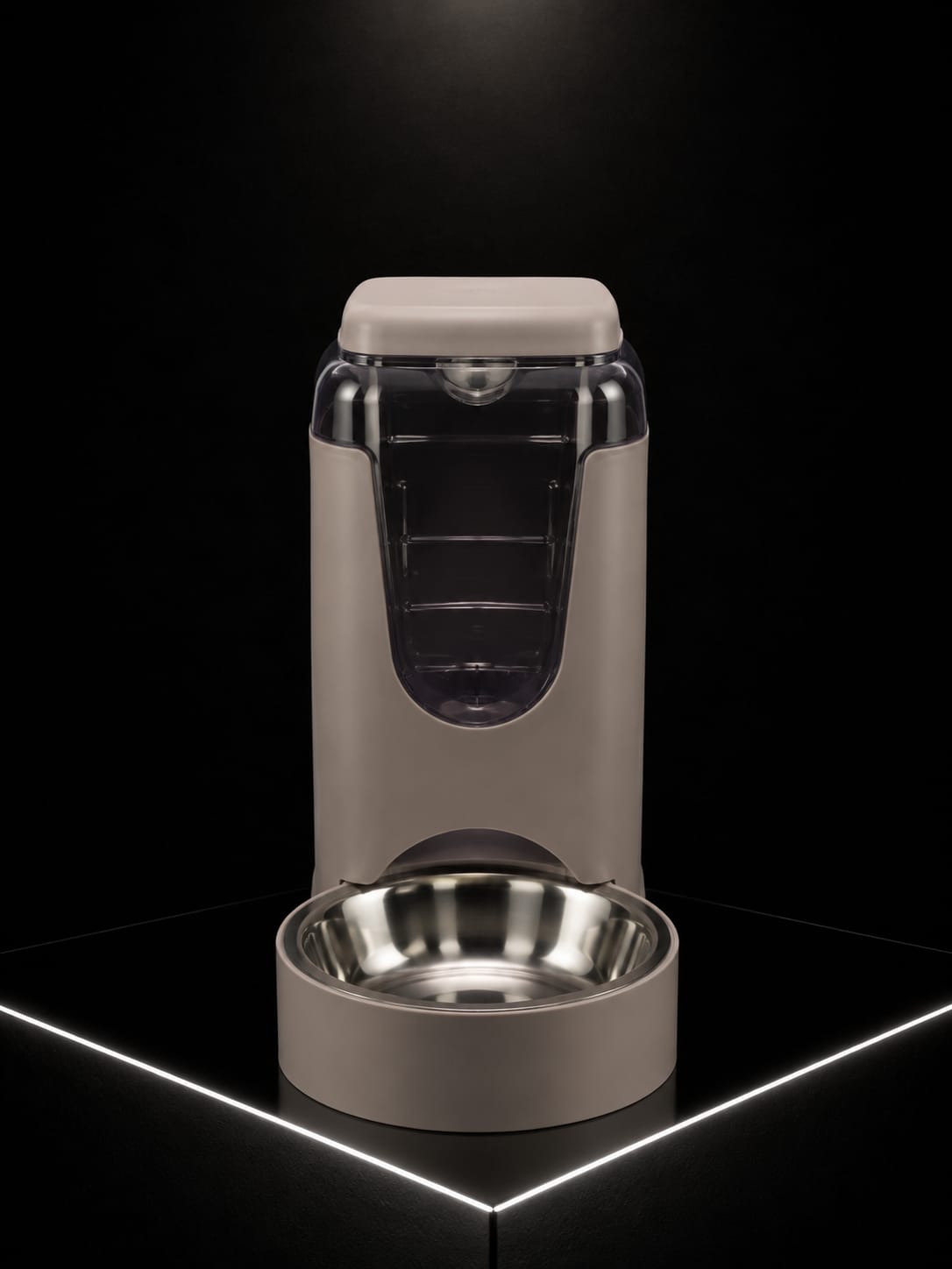 Dispensador Automático de Comida con Comedero en Acero Inoxidable para Perros y Gatos | Alimentador por Gravedad | SPOTMASCOTAS