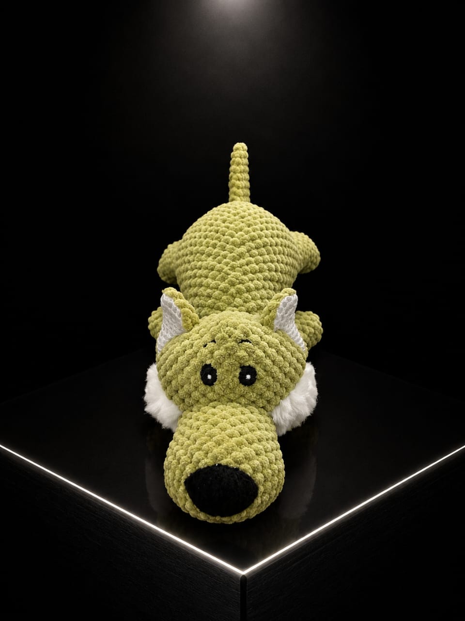 Juguete de Peluche para Perros en Forma de Cocodrilo | Mordedor Suave con Sonido | SPOTMASCOTAS