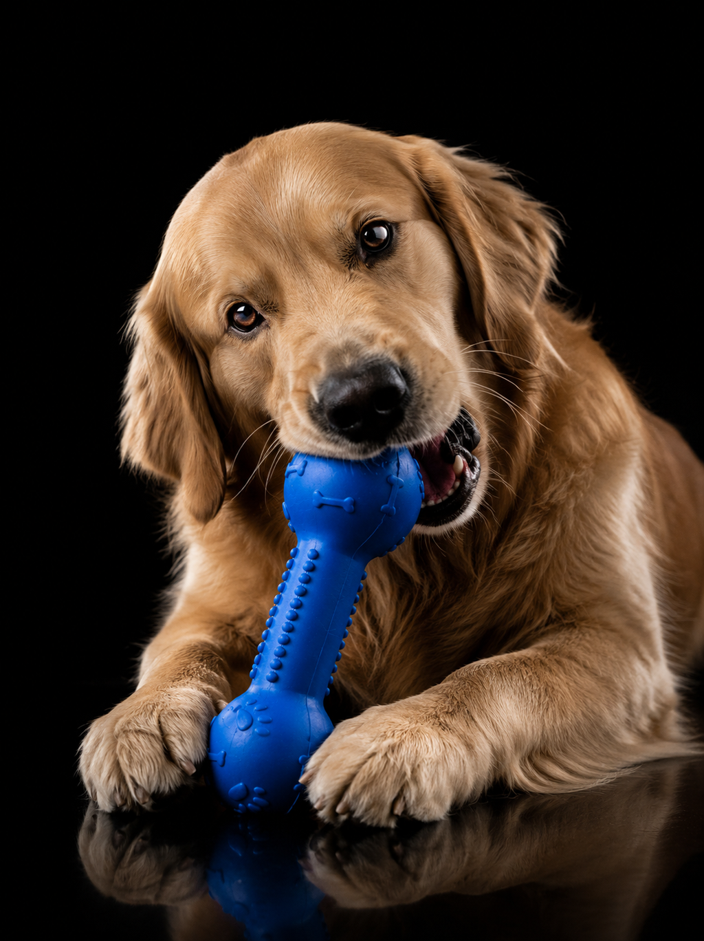 Mordedor Dental para Perros con Puntas de Masaje | Juguete de Caucho Resistente | SPOTMASCOTAS
