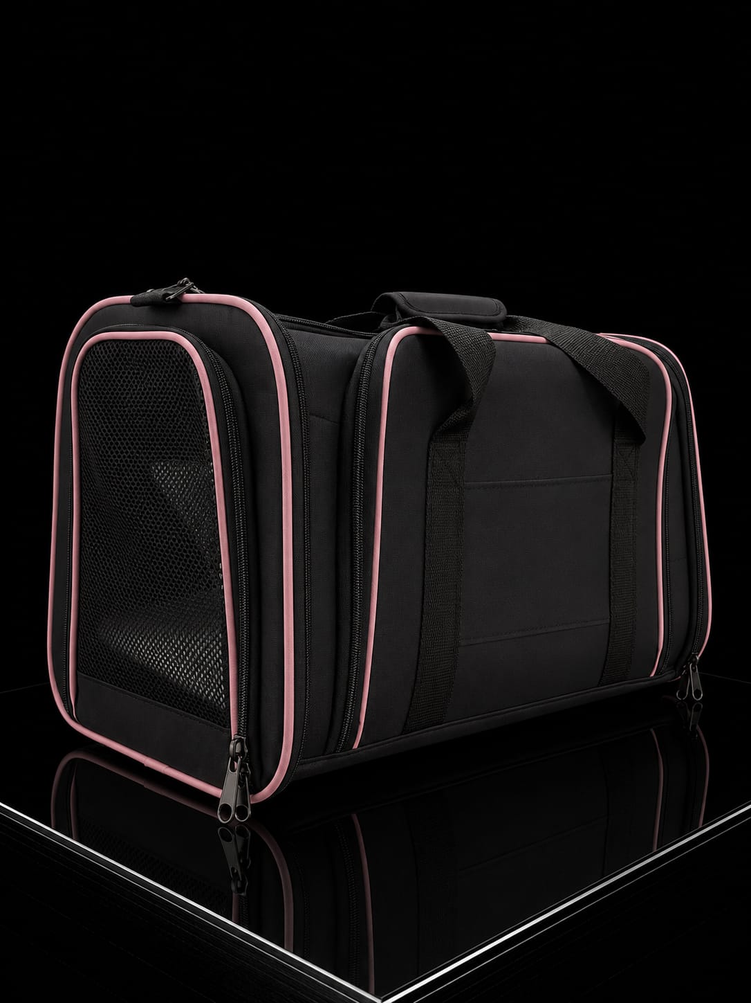 Guacal Transportador Expandible para Perros y Gatos | Bolso de Viaje con Malla Transpirable | SPOTMASCOTAS