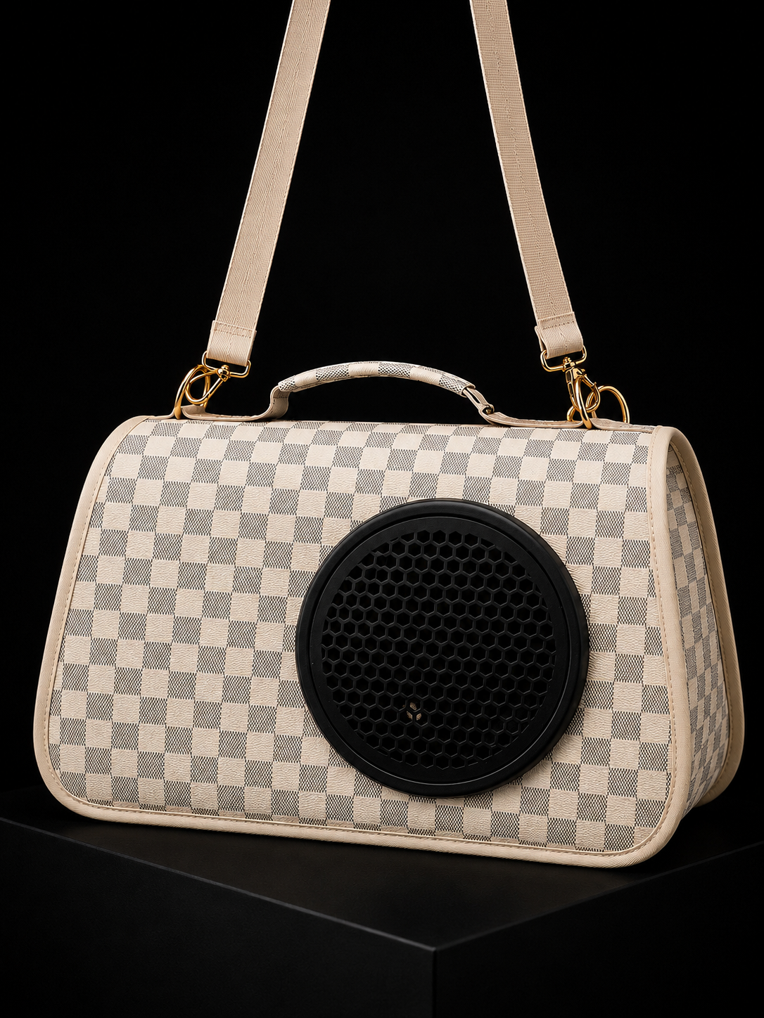 Guacal Transportador Premium para Perros y Gatos | Bolso de Viaje con Ventana Panorámica | Diseño Elegante | SPOTMASCOTAS