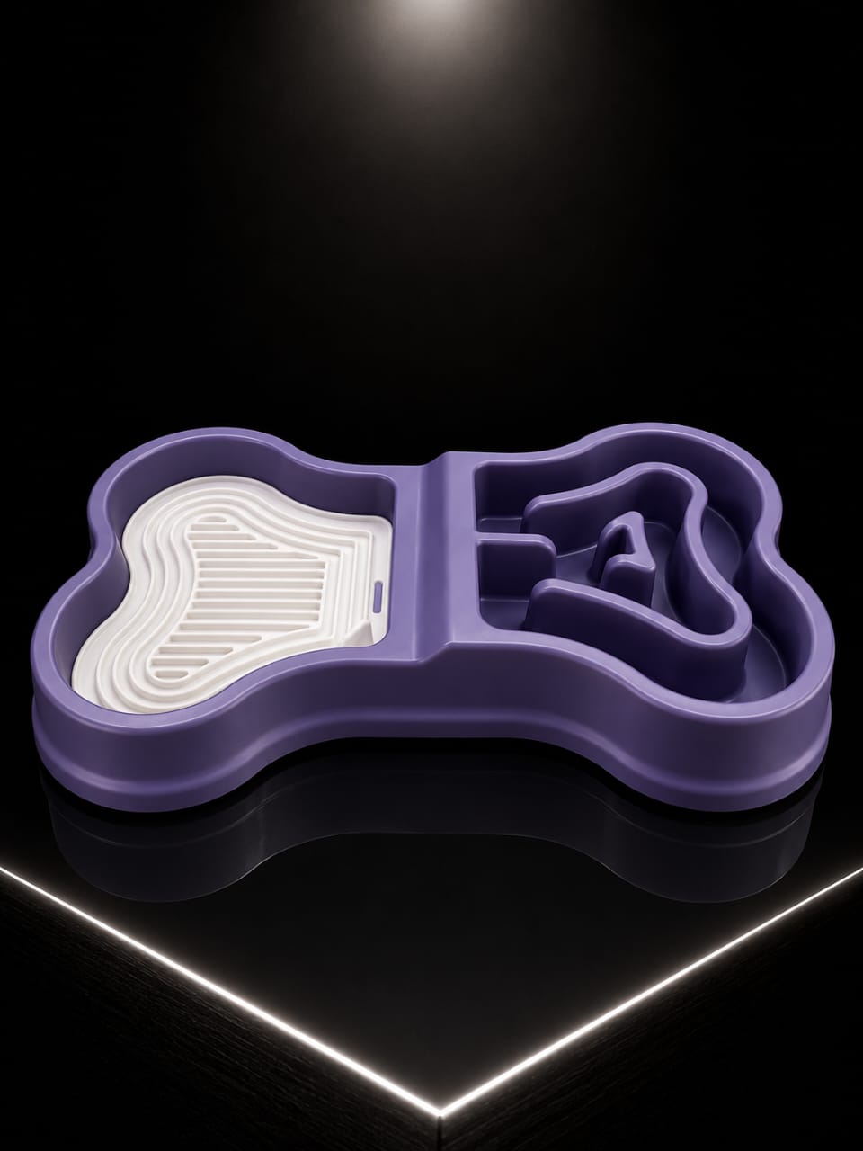 Comedero Antiahogo Interactivo para Perros y Gatos con Lick Mat | Alimentación Lenta | Disponible en 2 Colores | SPOTMASCOTAS