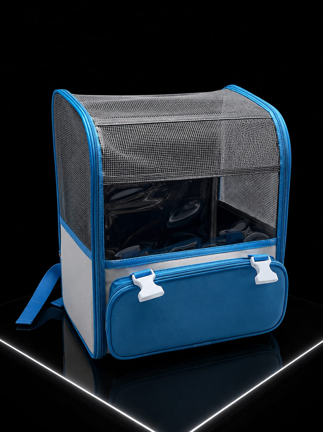 Guacal Mochila para Mascotas | Transportadora Expandible para Perros y Gatos | SPOTMASCOTAS