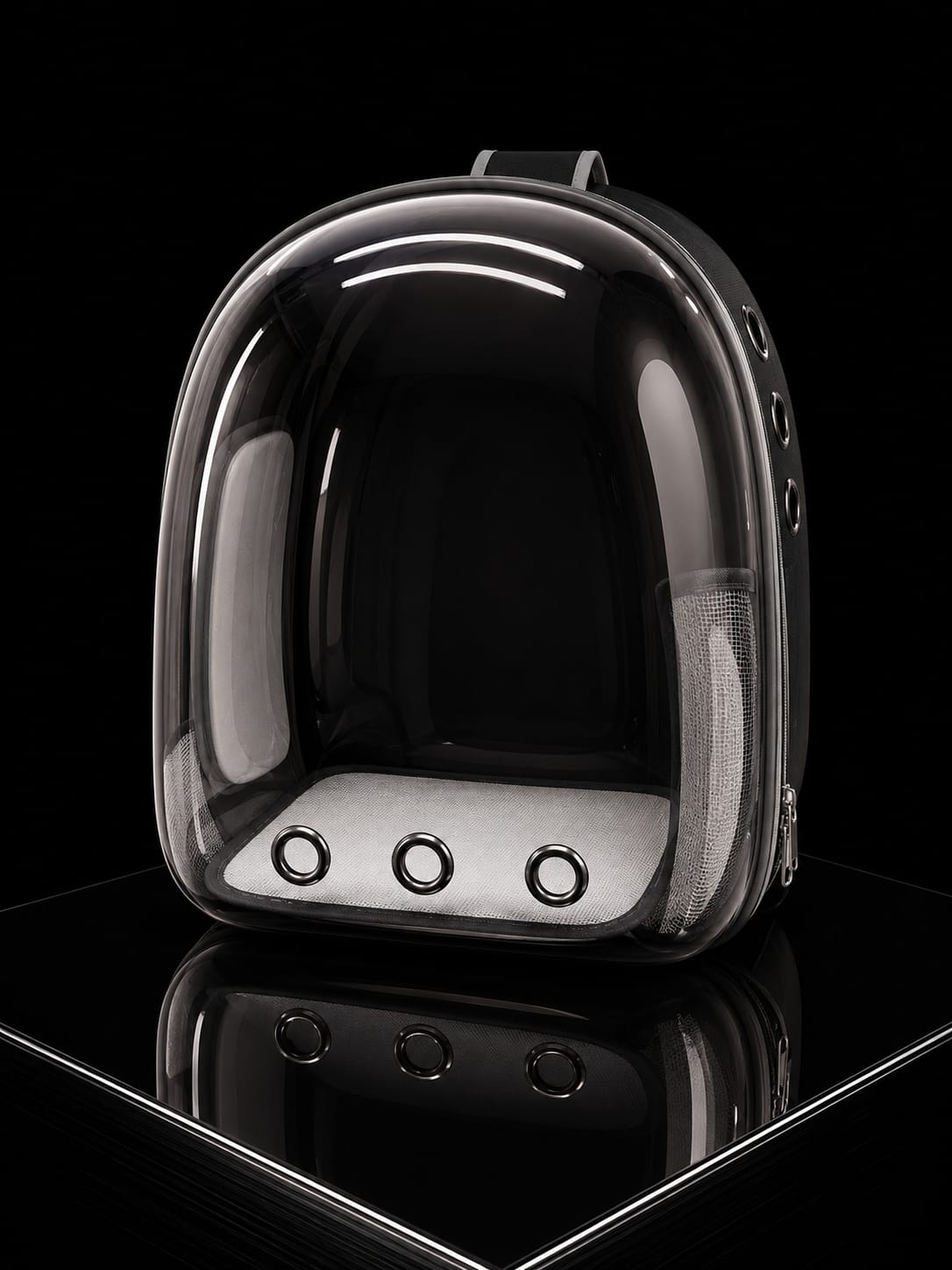 Morral Transportador Espacial para Perros y Gatos | Mochila con Ventana Panorámica | Bolso Premium | SPOTMASCOTAS