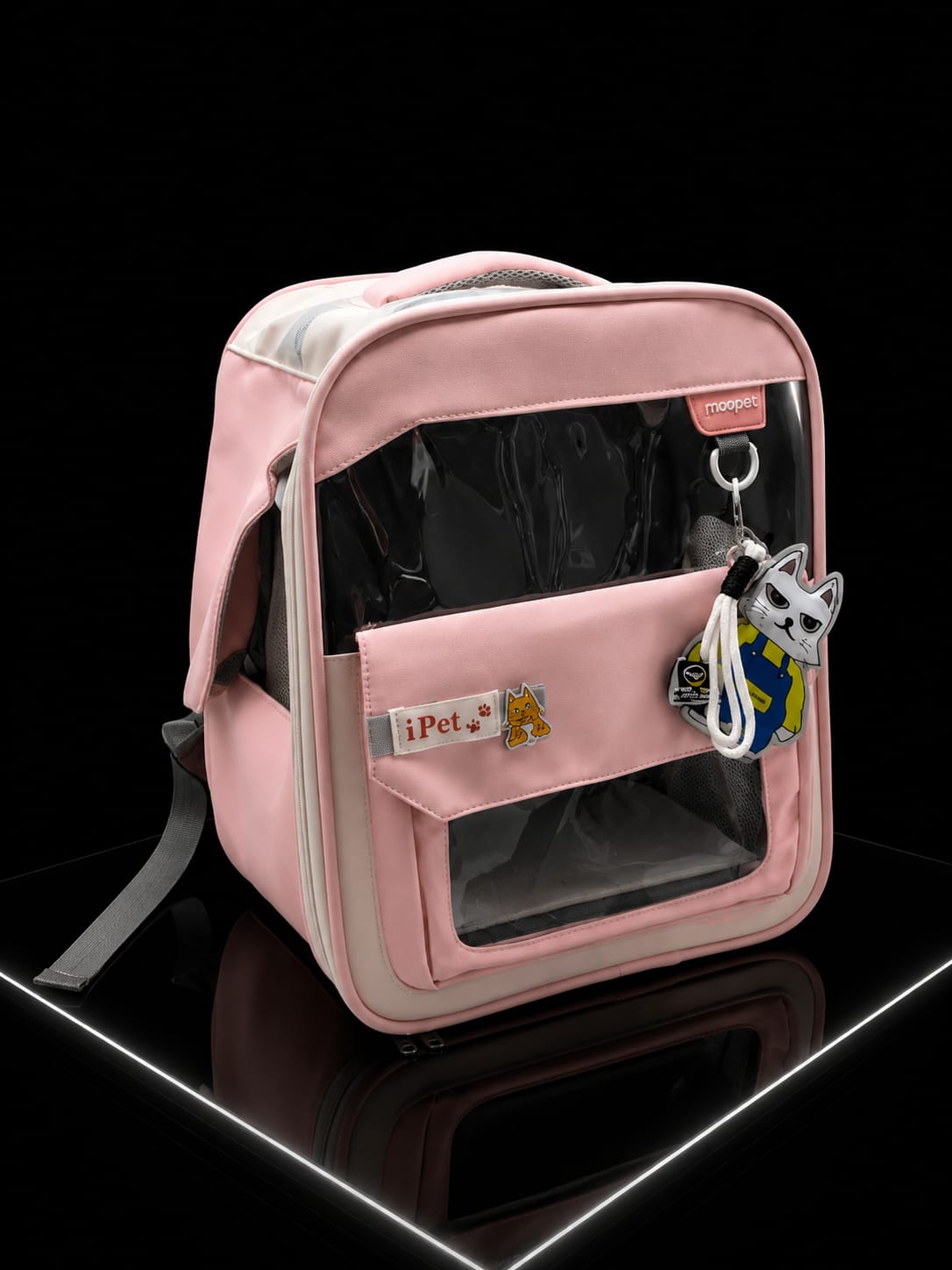 Guacal Mochila Premium para Mascotas con Ventana Panorámica | Transportadora para Perros y Gatos | SPOTMASCOTAS