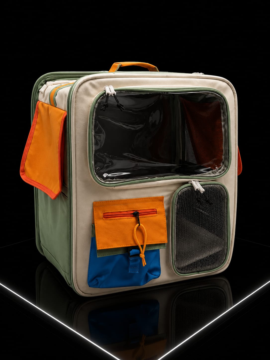 Guacal Plegable para Mascotas | Transportadora Premium para Perros y Gatos | SPOTMASCOTAS