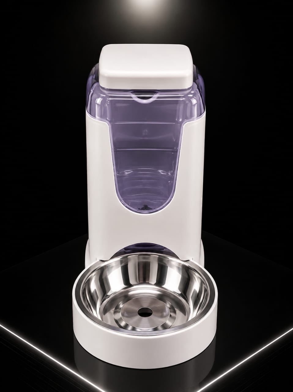 Dispensador Automático de Agua para Perros y Gatos con Tazón en Acero Inoxidable | Bebedero por Gravedad | SPOTMASCOTAS