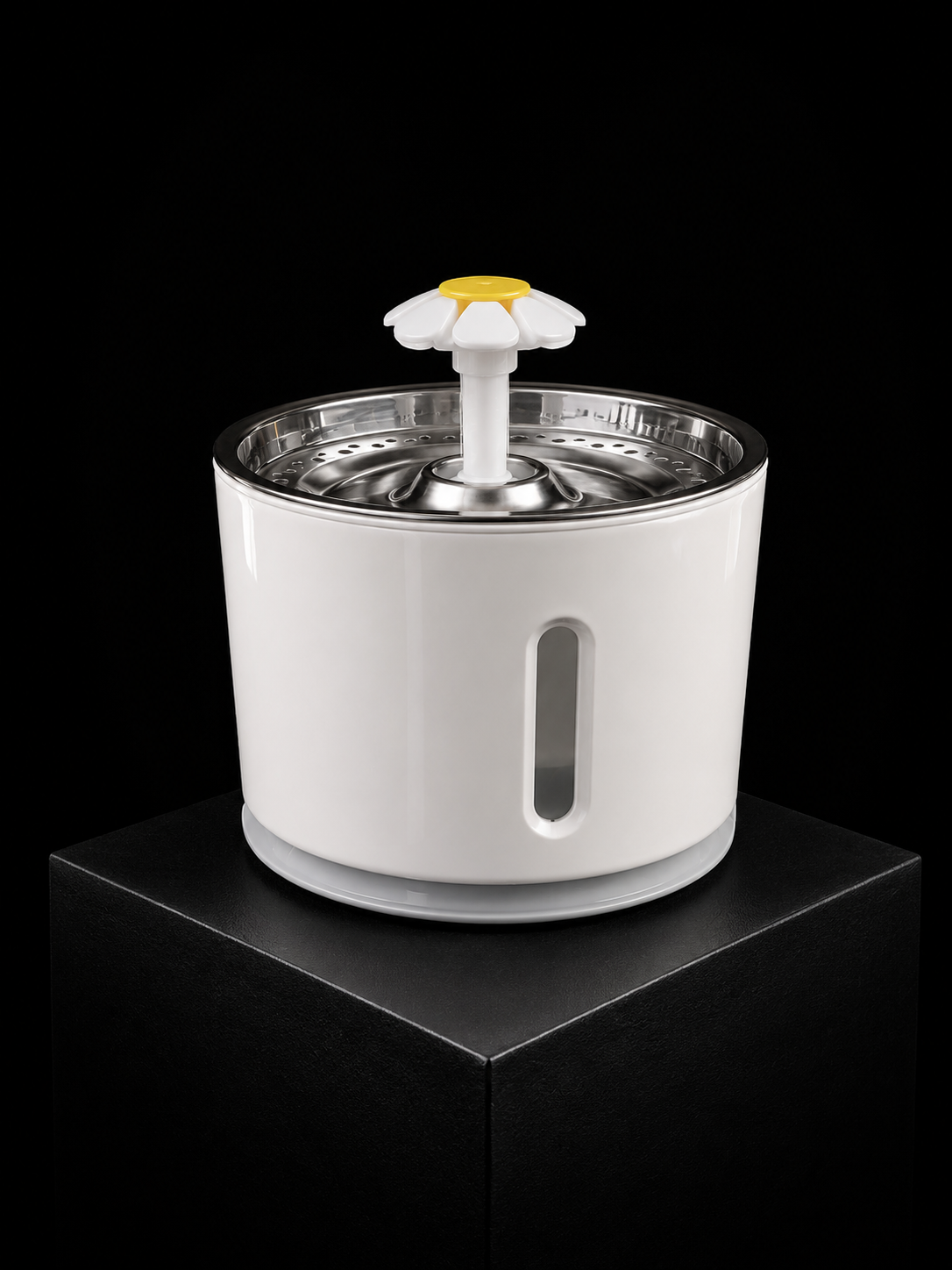 Fuente de Agua Automática para Perros y Gatos con Flor | Bebedero Eléctrico con Filtro | SPOTMASCOTAS